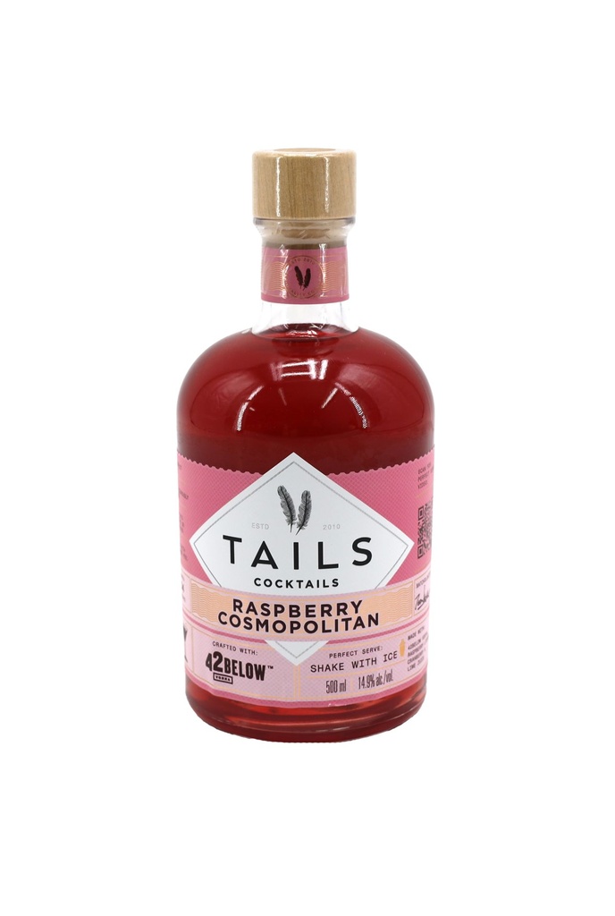 Tails Cocktails Raspberry Cosmopolitan Cocktail 500ml - 14,9% Vol.