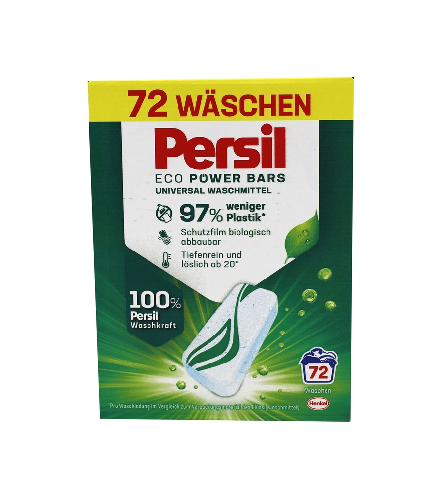 Persil Power Bars Universalwaschmittel 72 Wäschen 2124g