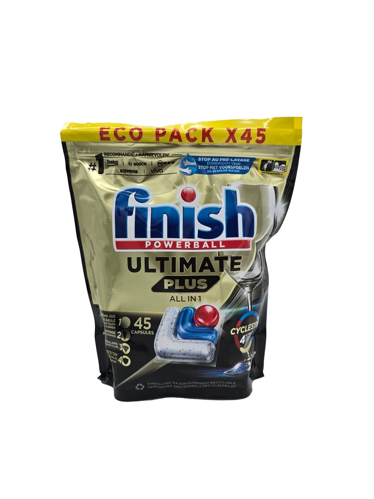 Finish Spülmaschinen-Tabs Ultimate PLUS Classic All in 1, 45 St