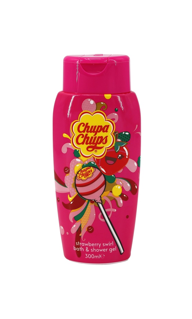 Chupa Chups Bad & Duschgel Strawberry Swirl 300ml