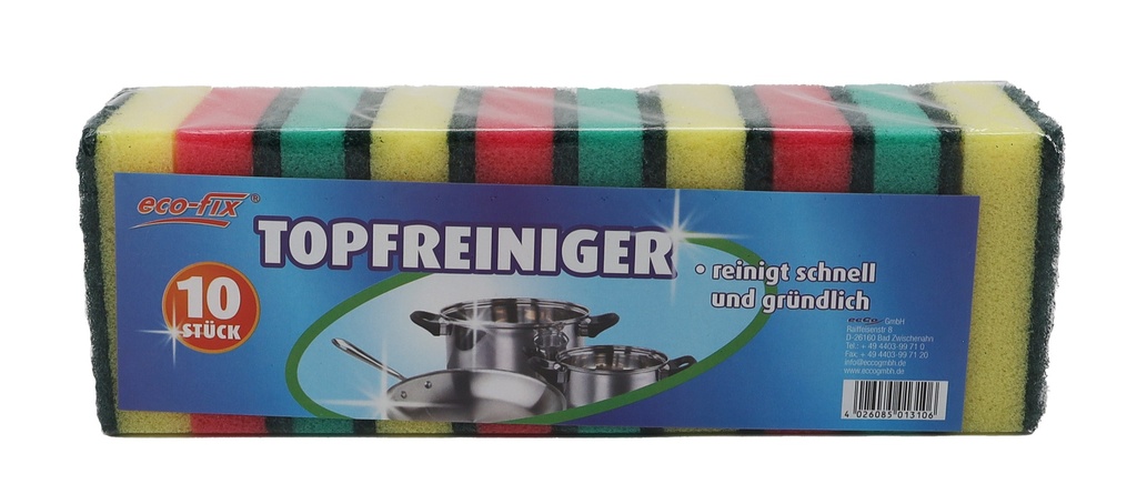 eco-fix Topfreiniger 10er (9x6x2,8cm)
