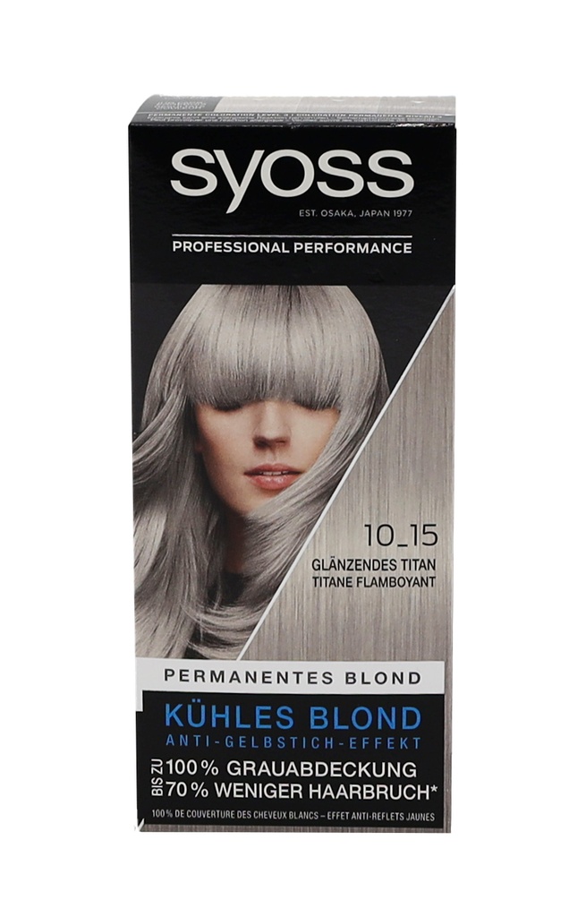 Syoss Color 10-15 Glänzendes Titan