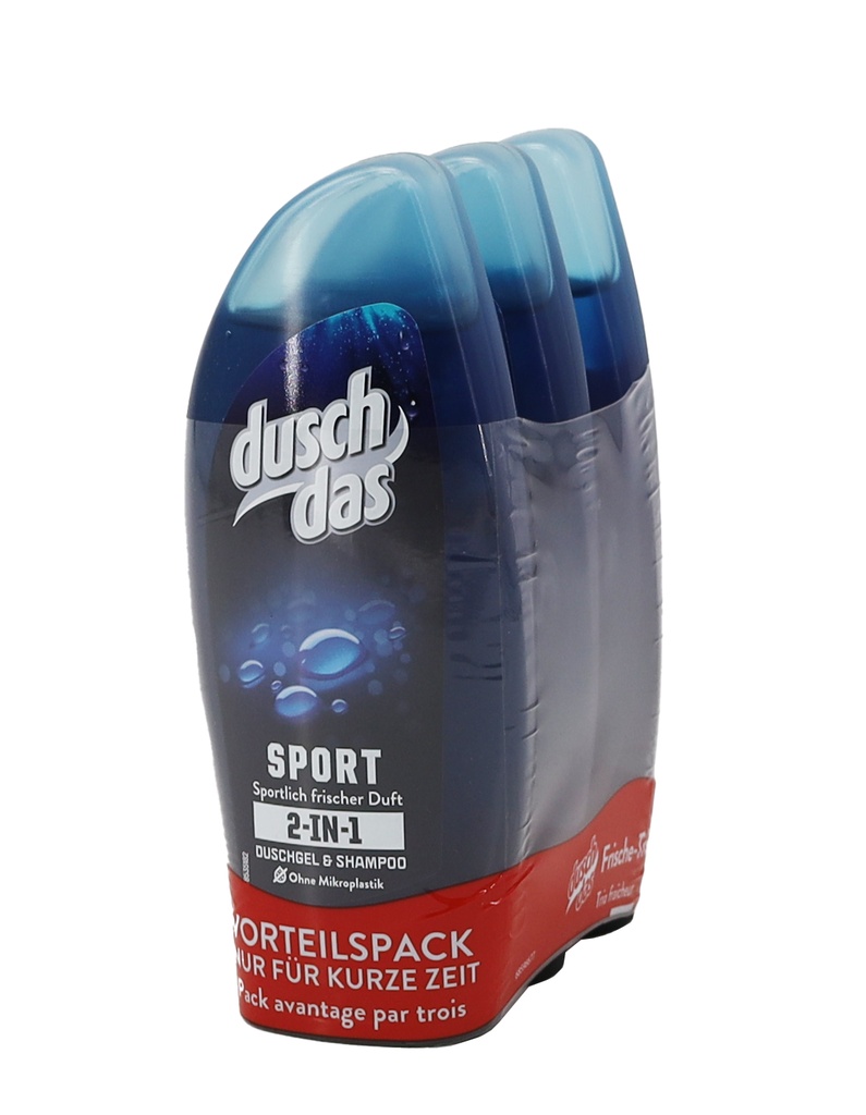 Duschdas Dusche 3x250ml Sport 3er Pack