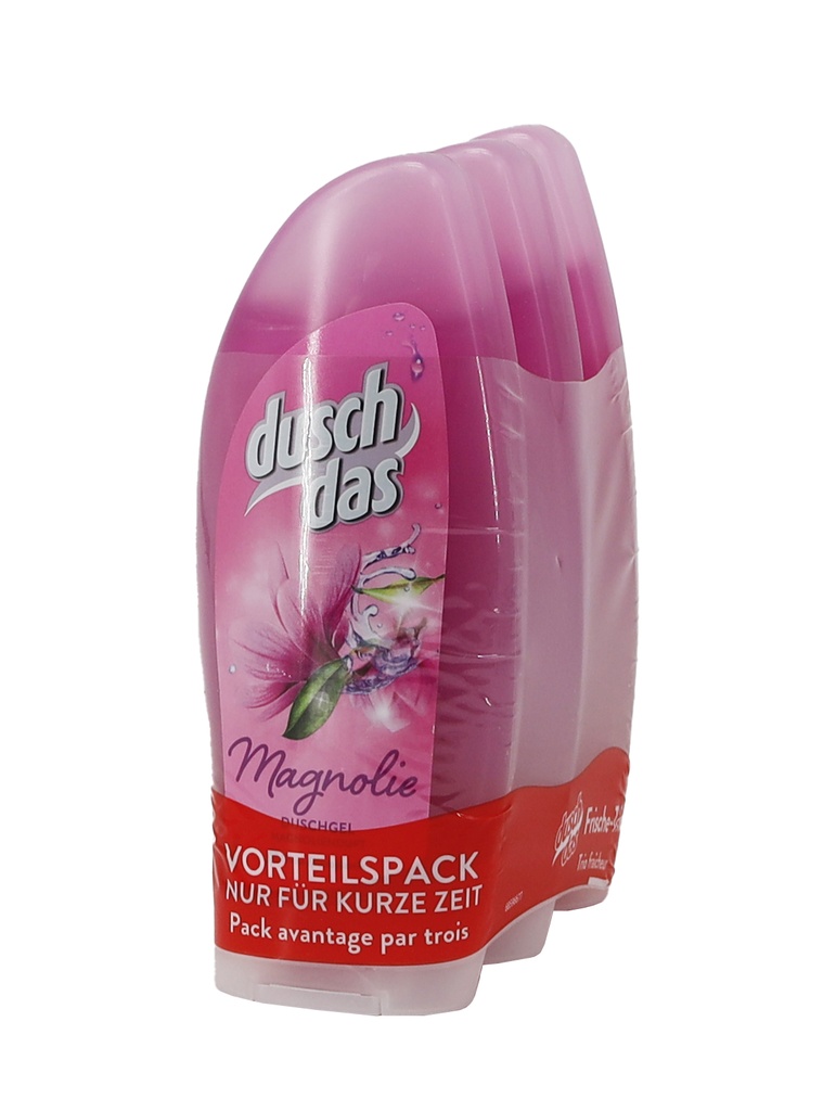 Duschdas Dusche 3x250ml blühend Magnolie 3er Pack