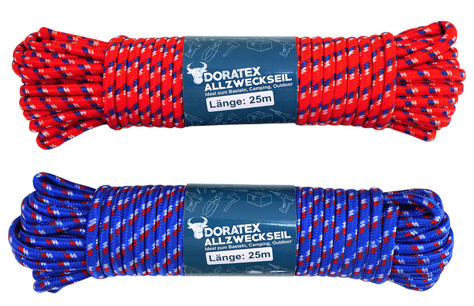 Allzweckseil, 25m, 2 Farben