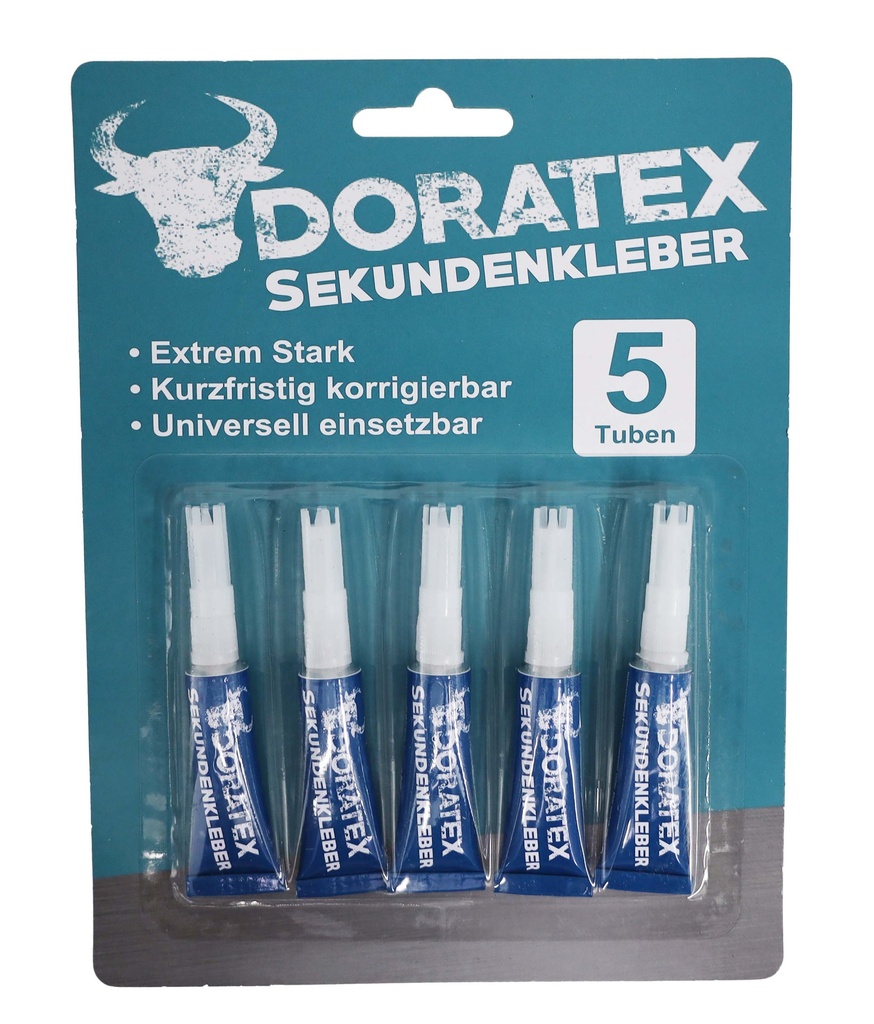 Sekundenkleber 2g, 5er