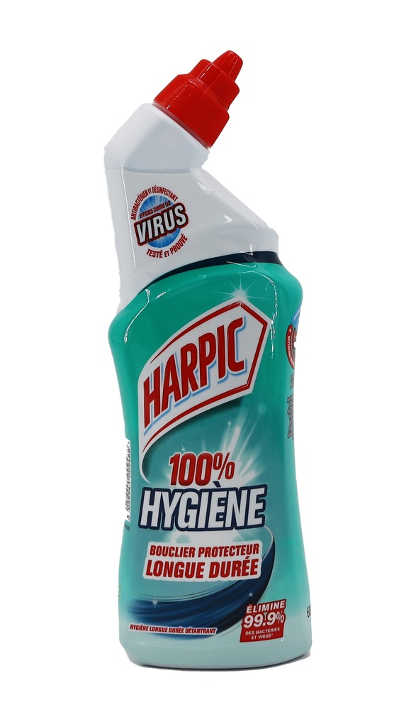 Harpic WC-Reiniger Gel Langanhaltender Hygiene-Entkalker 680ml