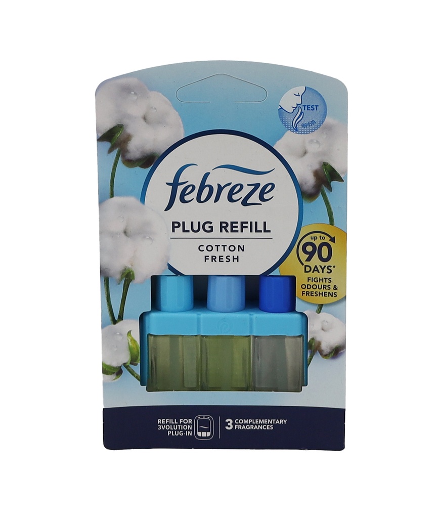 Febreze 3Volution Air Freshener Plug-In Nachfüller Cotton Fresh 20ML