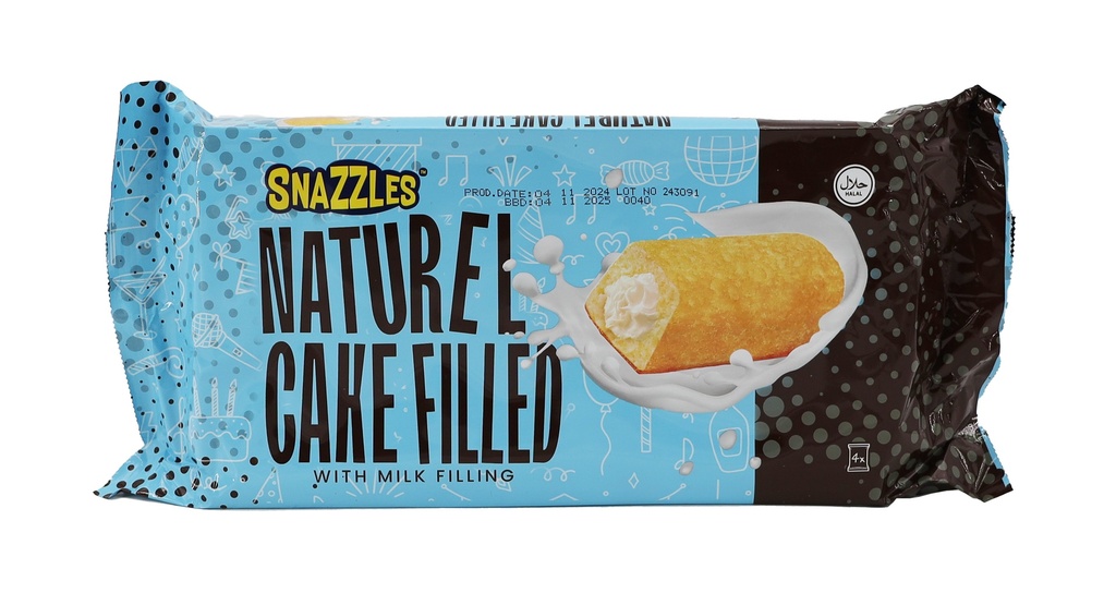 Snazzles Gefüllter Kuchen 160g Choco With Milk Cream 4-Pack