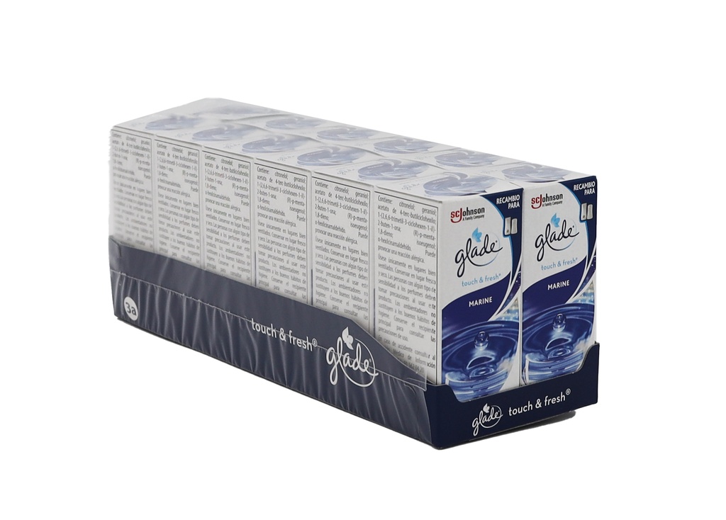 Glade Touch & Fresh Nachfüller Marine 12x10ml (12er Pack)