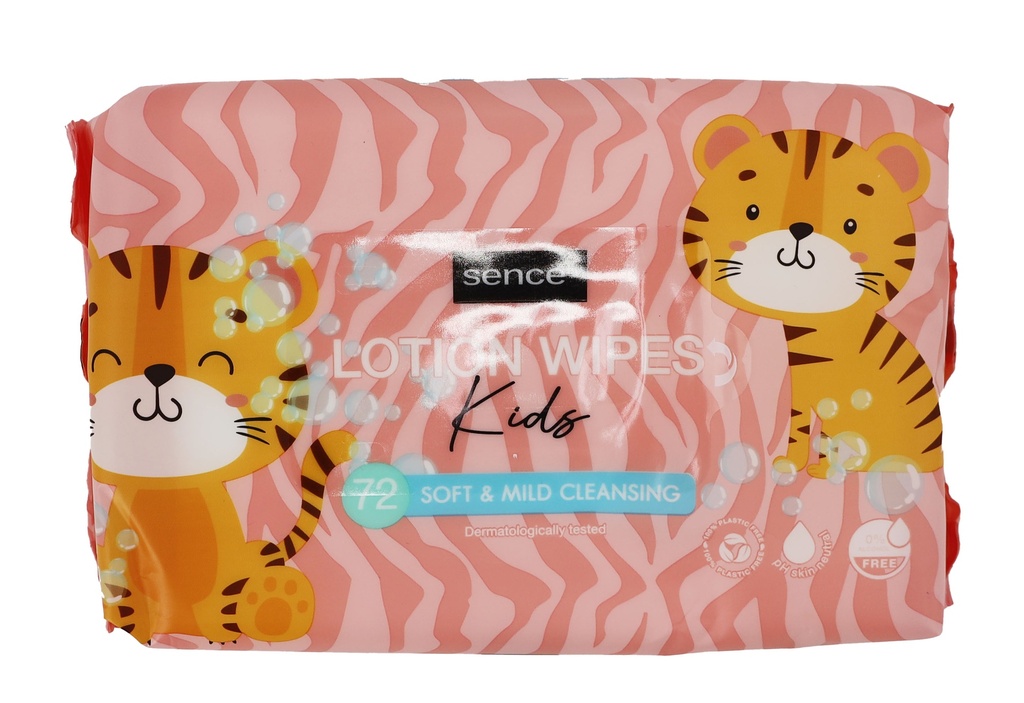 Sence Feuchttücher für Babys 72Stück Lotion Kids