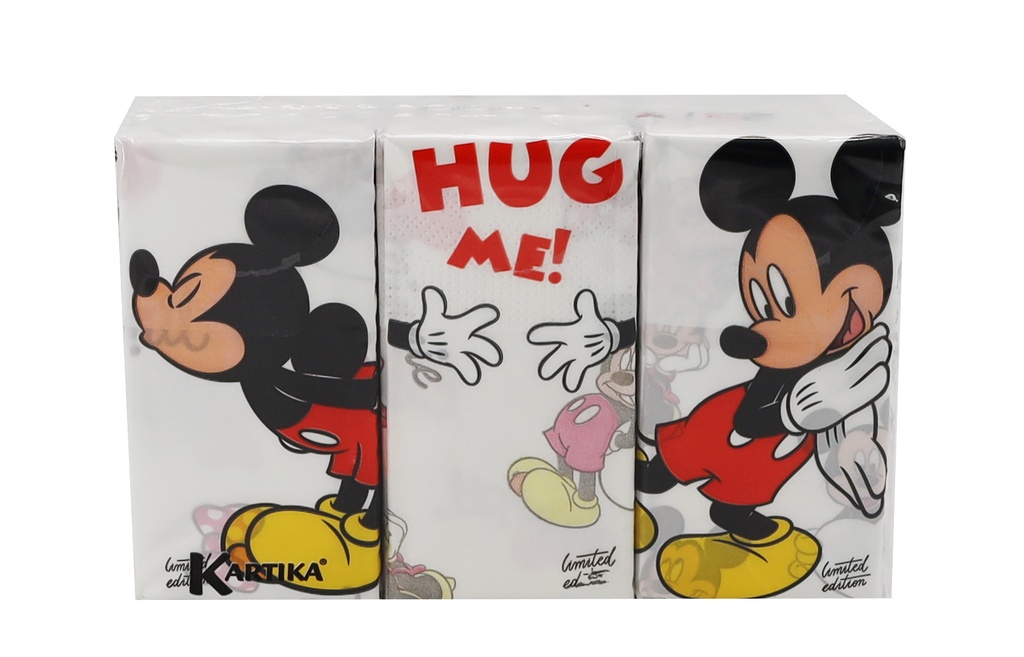 Mickey & Minnie Taschentücher 6er Pack 4lg.
