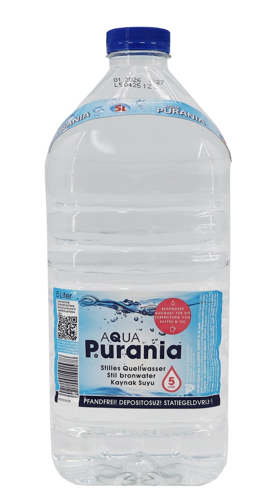 PURANIA echtes Quellwasser 5l KANN