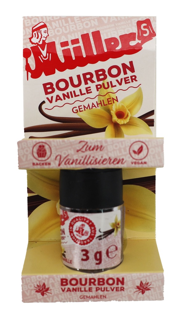 MÜLLERS Bourbon Vanille gem. 3g FL