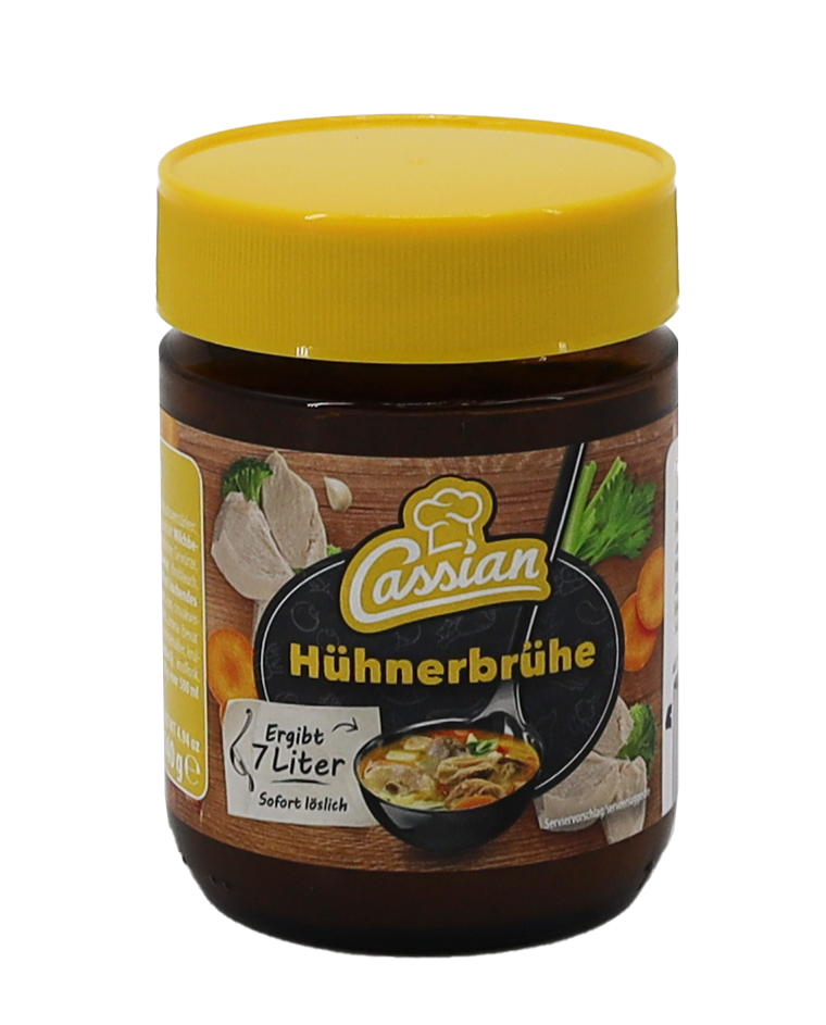 CASSIAN Klare Hühnerbrühe 140g GL