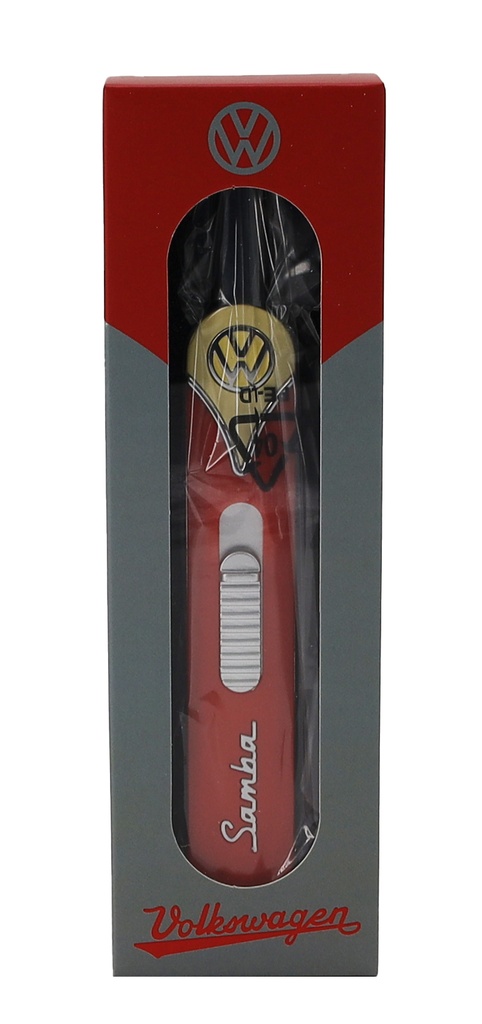 VW Metall Stabfeuerzeug ROT 16,5 cm