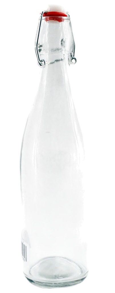 Flasche Glas mit Bügelverschluss, 500ml