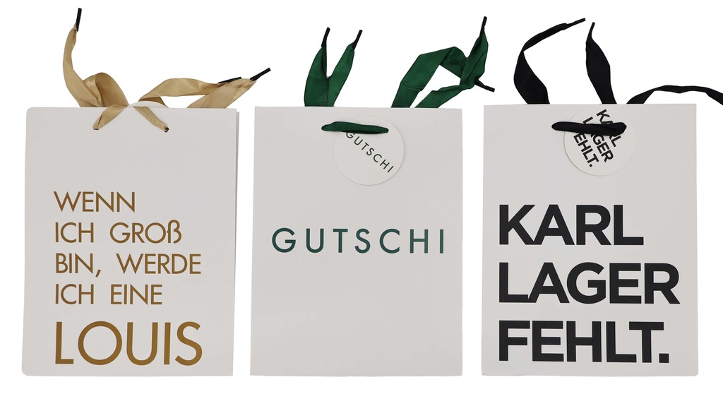 Geschenktüte "Talahon", 18x23x10cm, 3 Designs