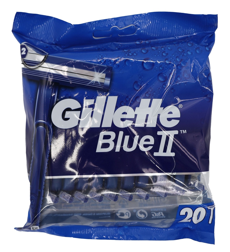 Gillette Blue 2 Einwegrasierer 20Stück