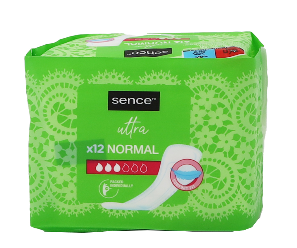 Sence Damenbinden 12Stück Normal Without Wings