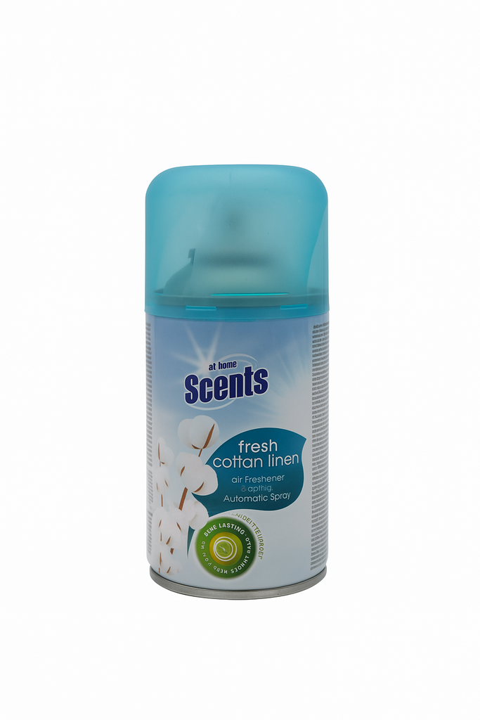 At Home Scents Automatischer Lufterfrischer Nachfüller 250ml Fresh Cotton Linen