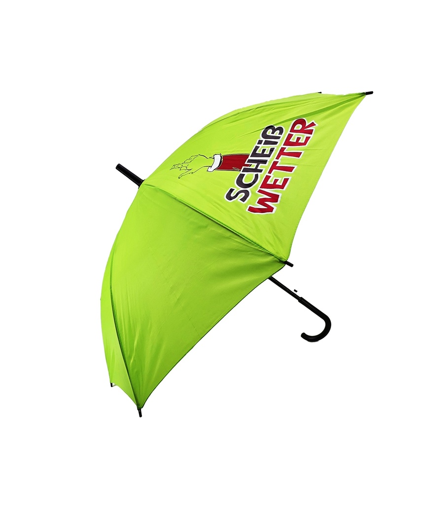 Regenschirm "Festtagsmuffel", Ø 60cm Scheiß Wetter !