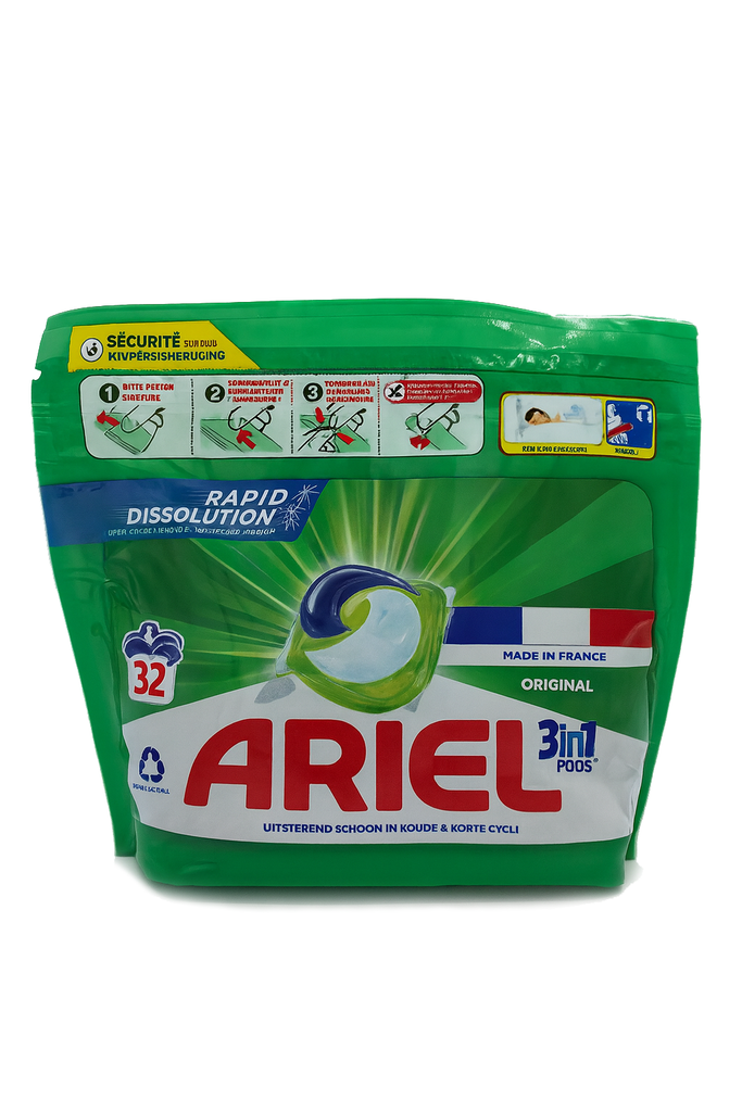Ariel 3‑in‑1 Pods Original Waschmittel Caps 32WL