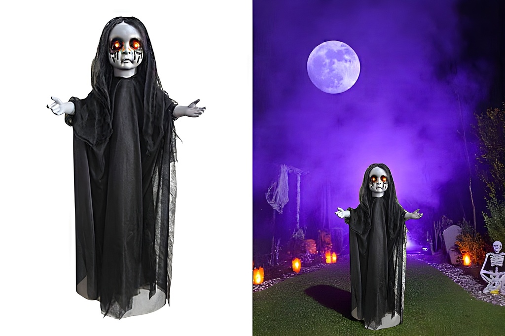 Deko Halloween "Shedding Tears Doll" zum hängen, 55x15x100cm