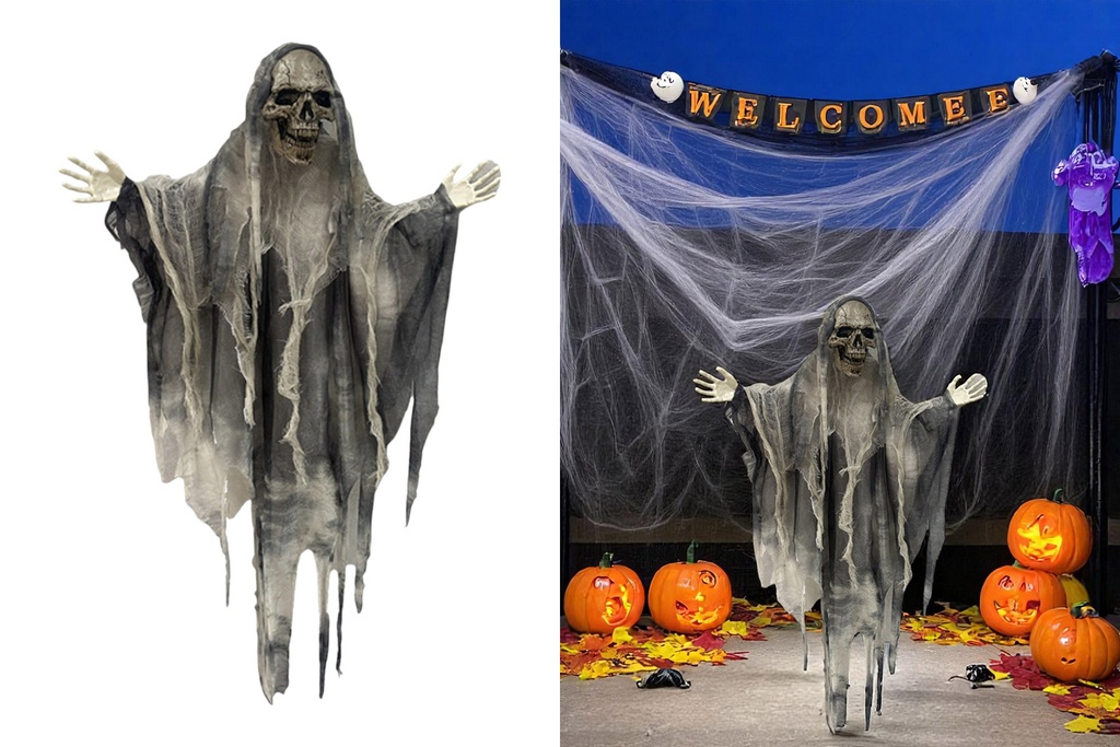 Deko Halloween "Hanging Reaper", zum hängen, 45x6x70cm