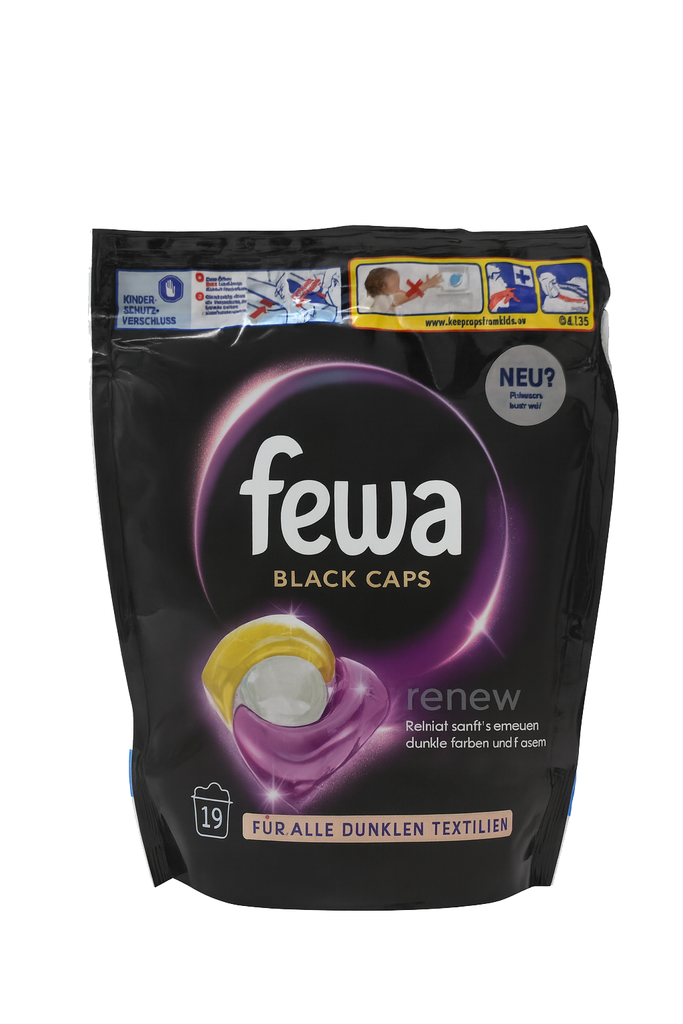 Fewa Colorwaschmittel Caps Renew Black 19 WL