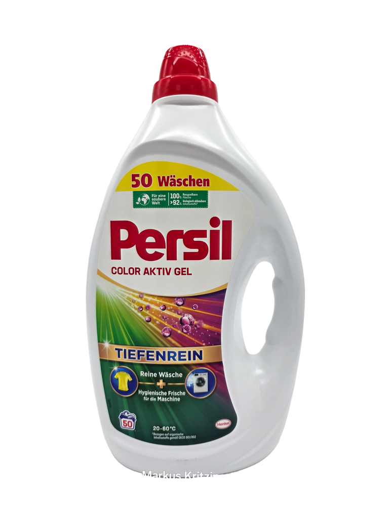 Persil Colorwaschmittel Gel Aktiv Tiefenrein 2,25L 50 WL