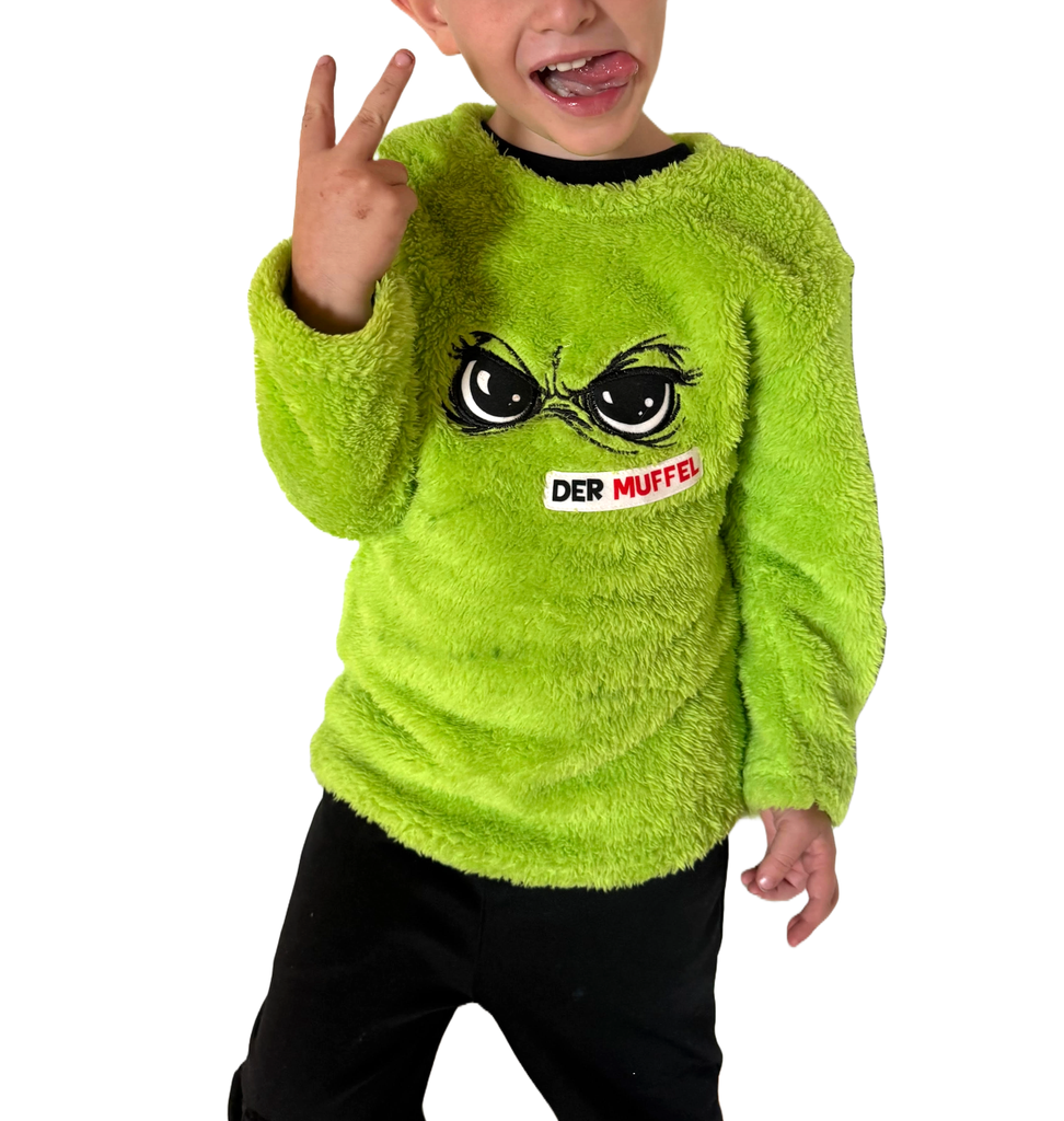 Kuschelpullover KIDs "Festtags-Muffel", 2 Designs, Kindergröße | Anti-Weihnachten für Weihnachtsmuffel, Xmas-Muffel & Weihnachts-Hasser