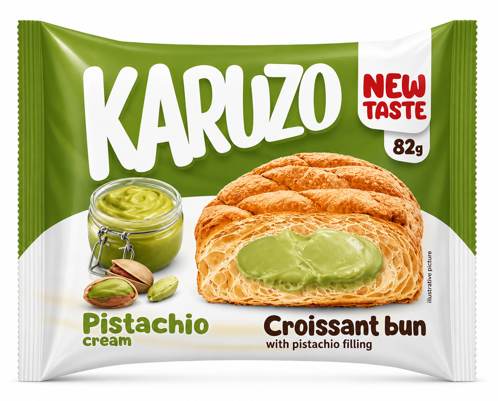Karuzo Croissant 82g Pistaziencreme