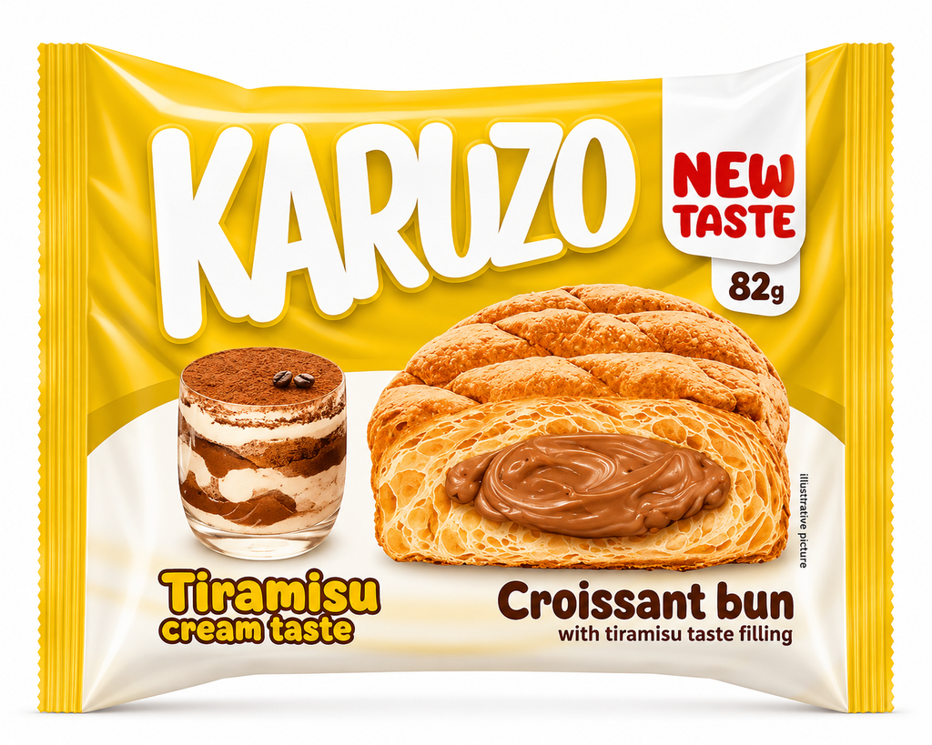 Karuzo Croissant 82g Tiramisu Cream