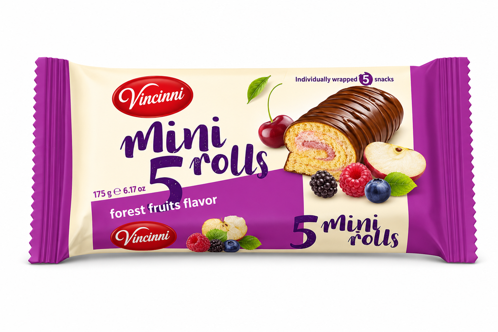 Mini Rolls 5er Pack 175g Fruchtmix