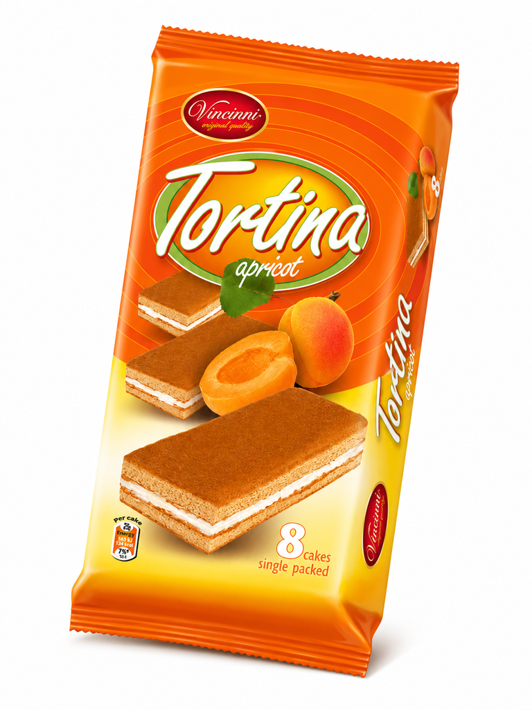 Tortina Kuchenschnitten 200g Aprikose