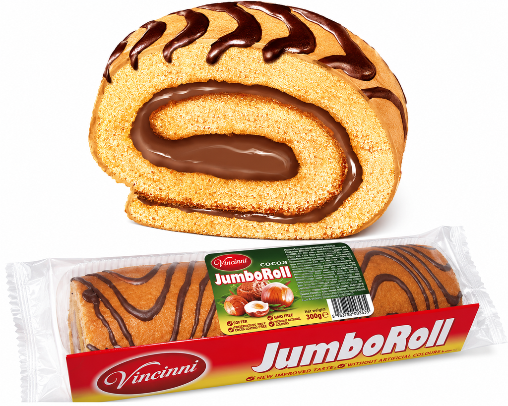 Jumbo Swiss Roll Haselnuss 300g