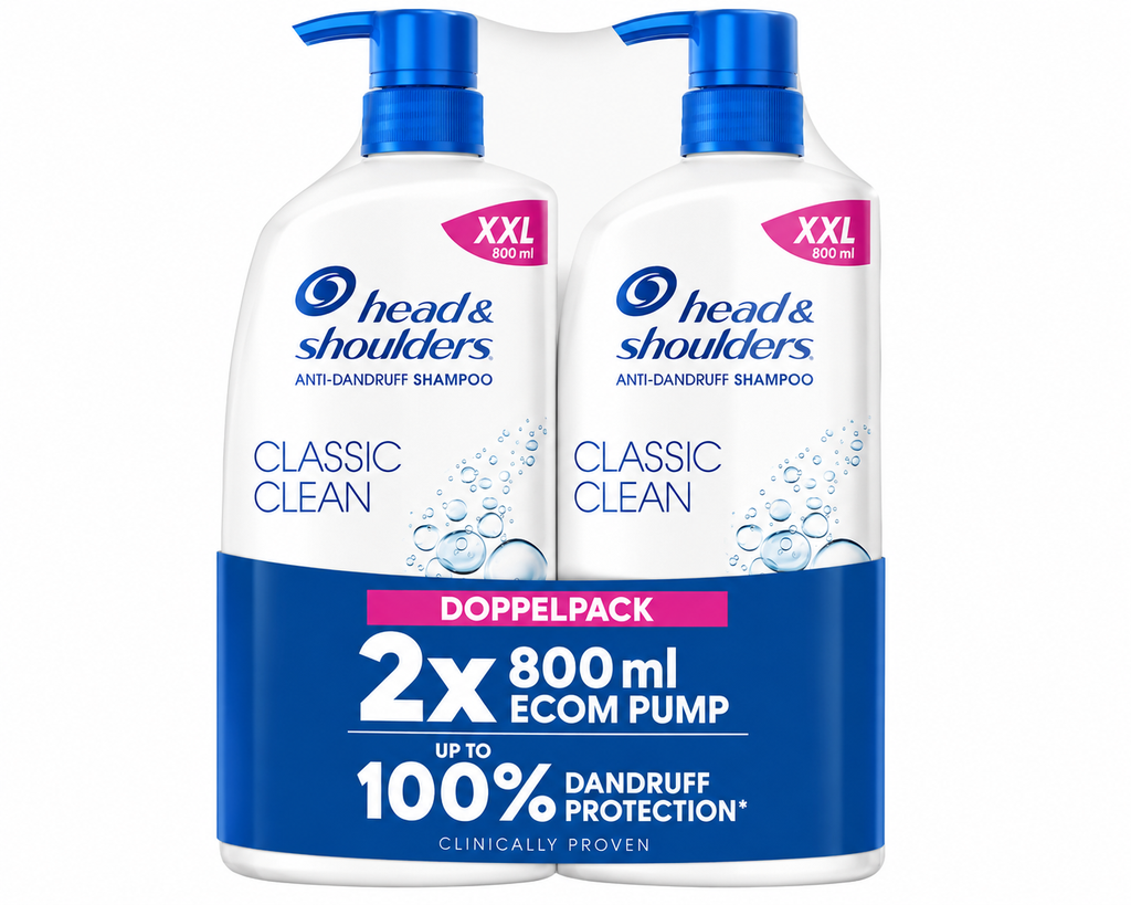 Head&Shoulders 2x800 ml Anti-Schuppen-Shampoo Classic Clean