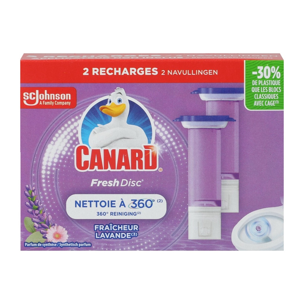 Canard (WC-ENTE) WC-Frische-Siegel 2x6Stück Lavender Freshness (36ml)