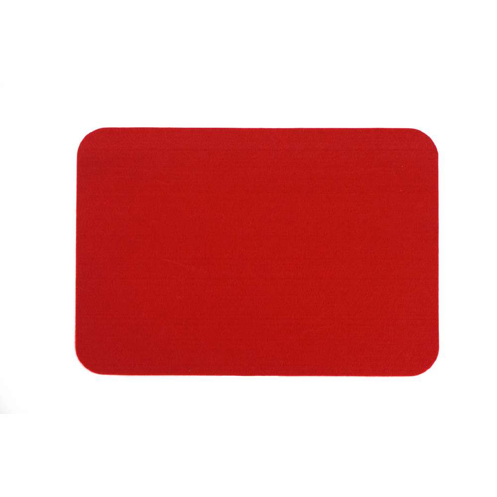 Platzset Filz rot 45x30cm 