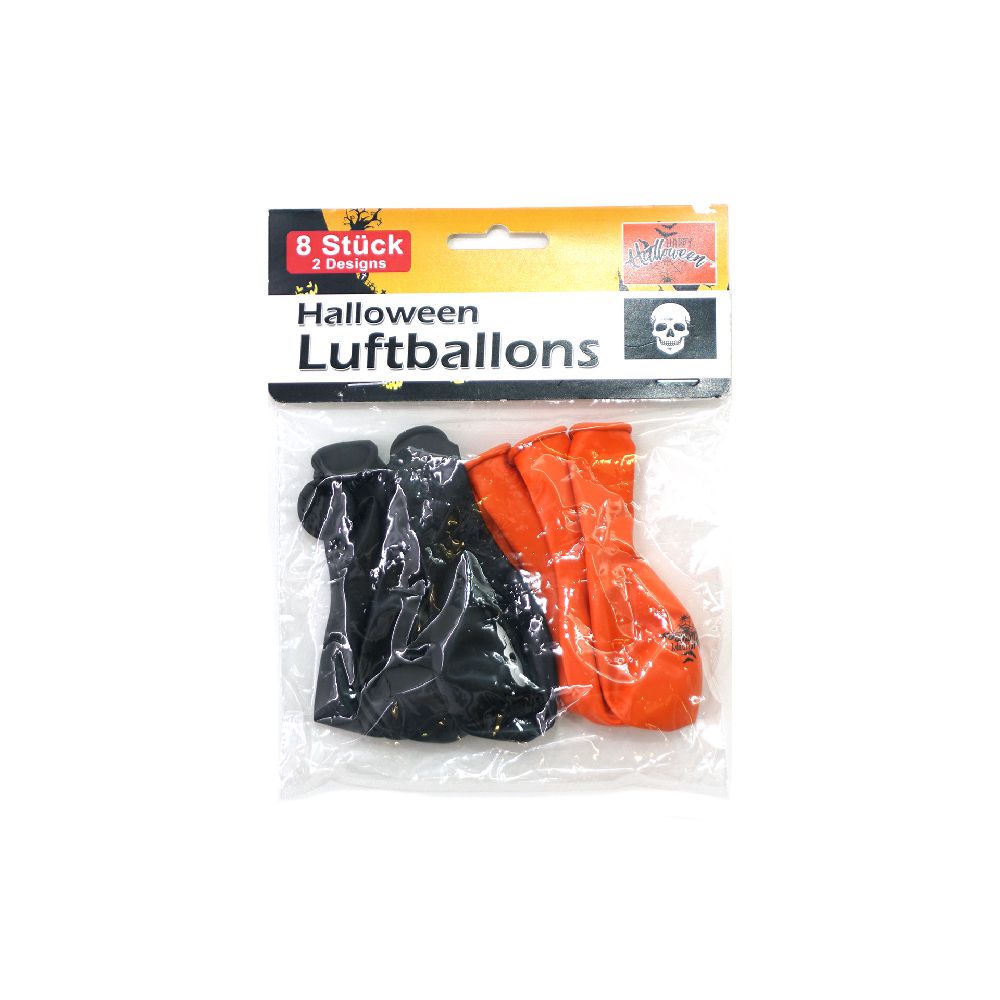 Luftballon Halloween, 8 Stk.