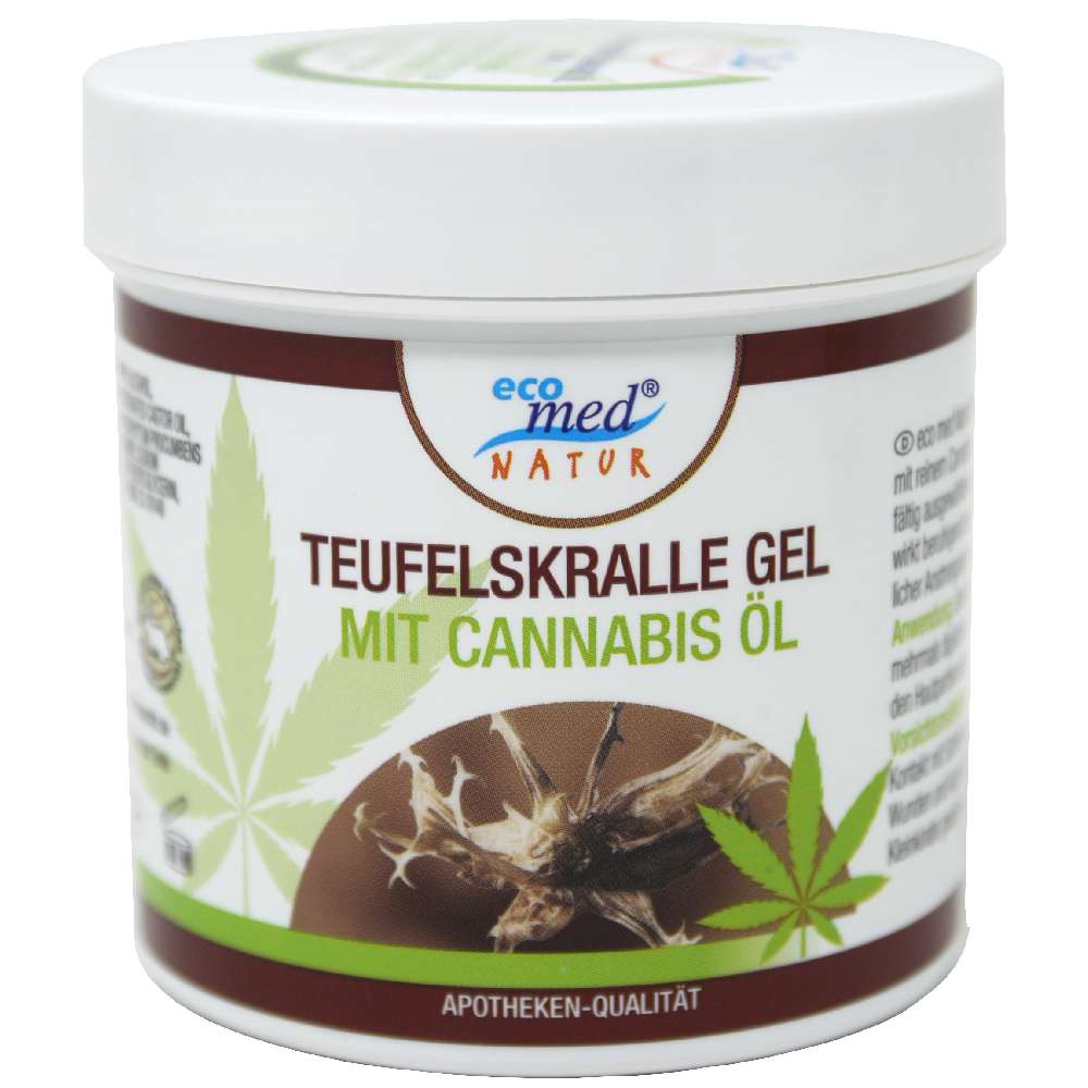 eco med Natur Teufelskralle Gel mit Cannabis Öl  250 ml