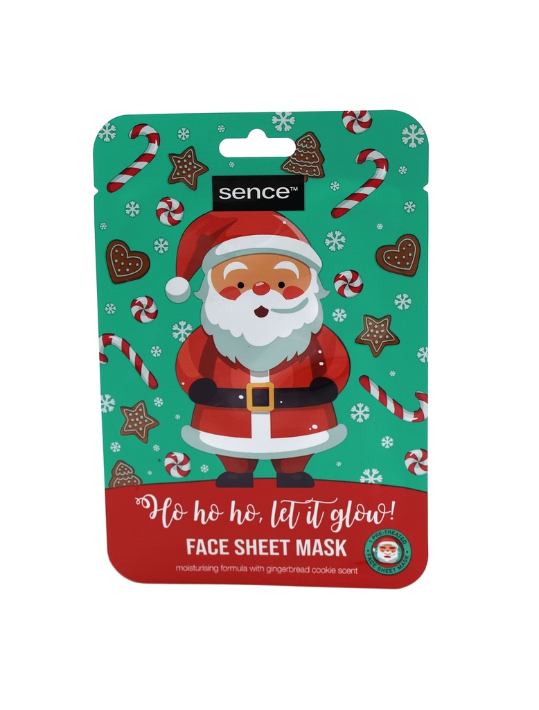 Sence Collection Bedruckte Gesichtsmaske 20ml Spirit Santa