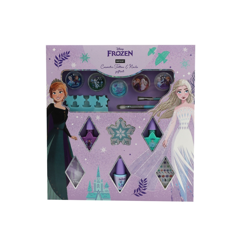 Disney Frozen Geschenk-Set 14tlg. Tattoo&Nails Wonderland