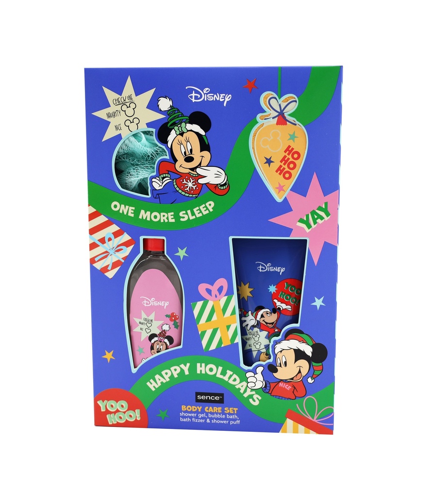 Disney Mickey Mouse Geschenk-Set 4tlg. Körperpflege Small Silly Season