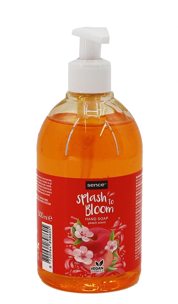 Sence Handseife 500ml Splash To Bloom Peach