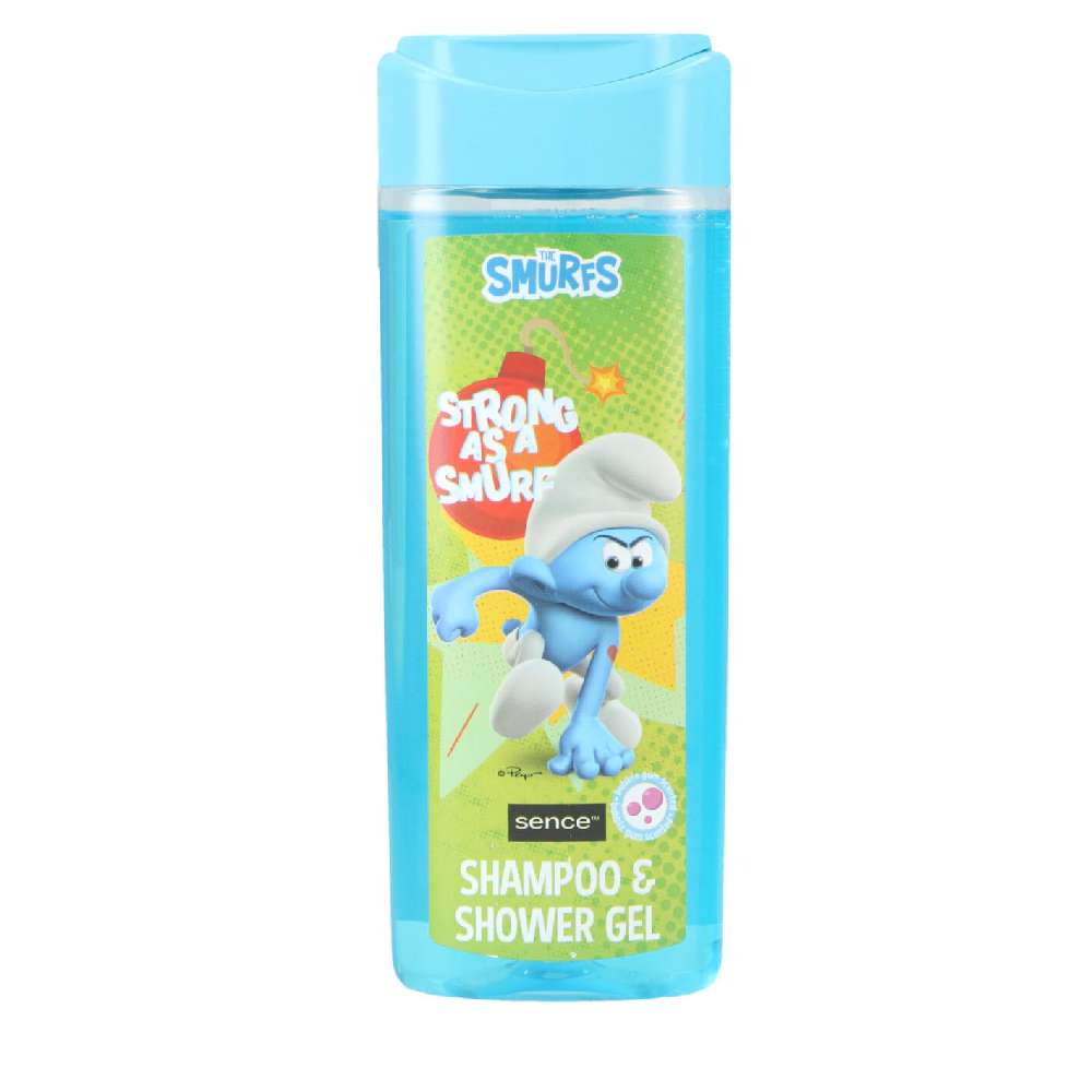 Schlümpfe Shampoo & Duschgel 210ml Grün Bubblegum