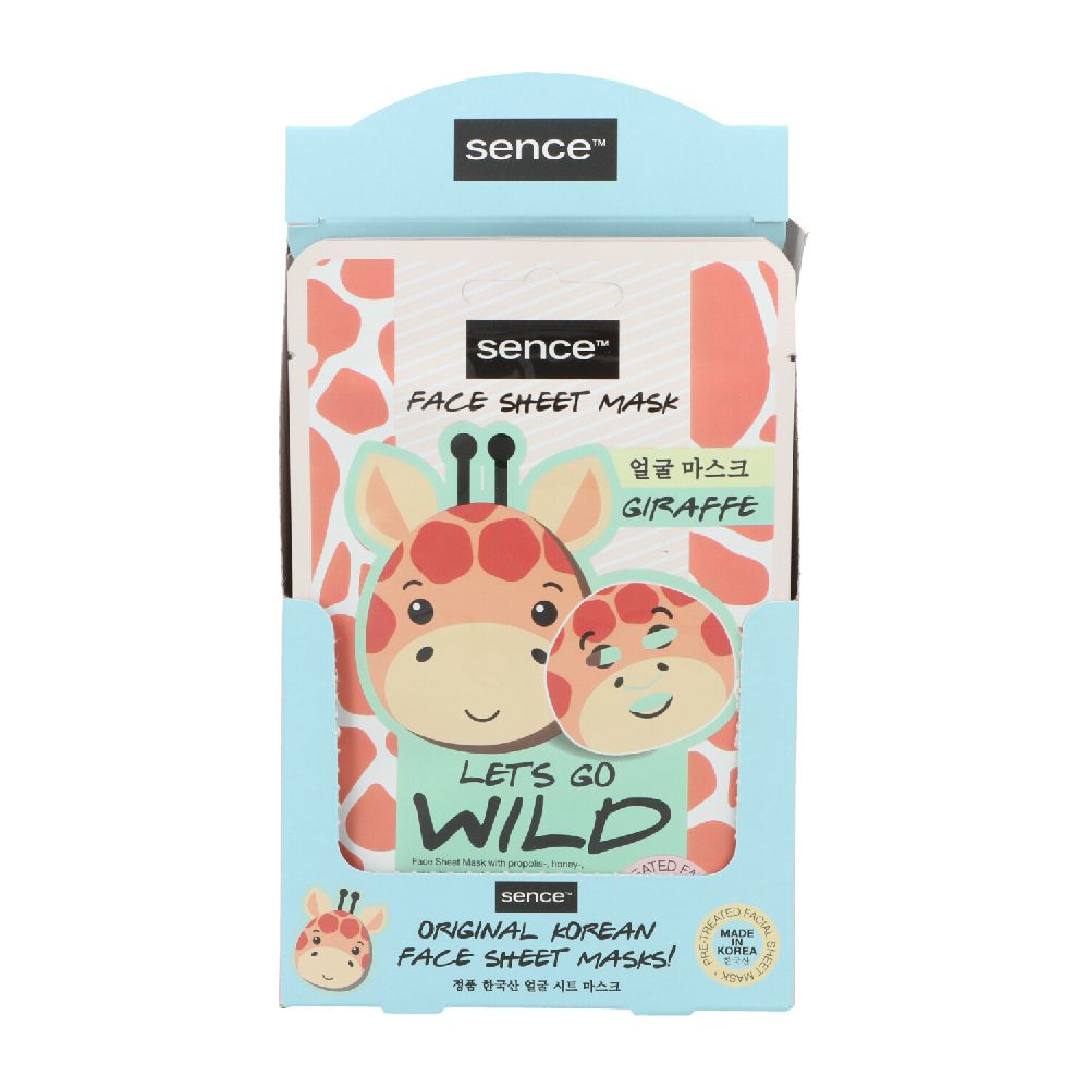 Sence Korianische Tier Tuchmaske Giraffe 23ml