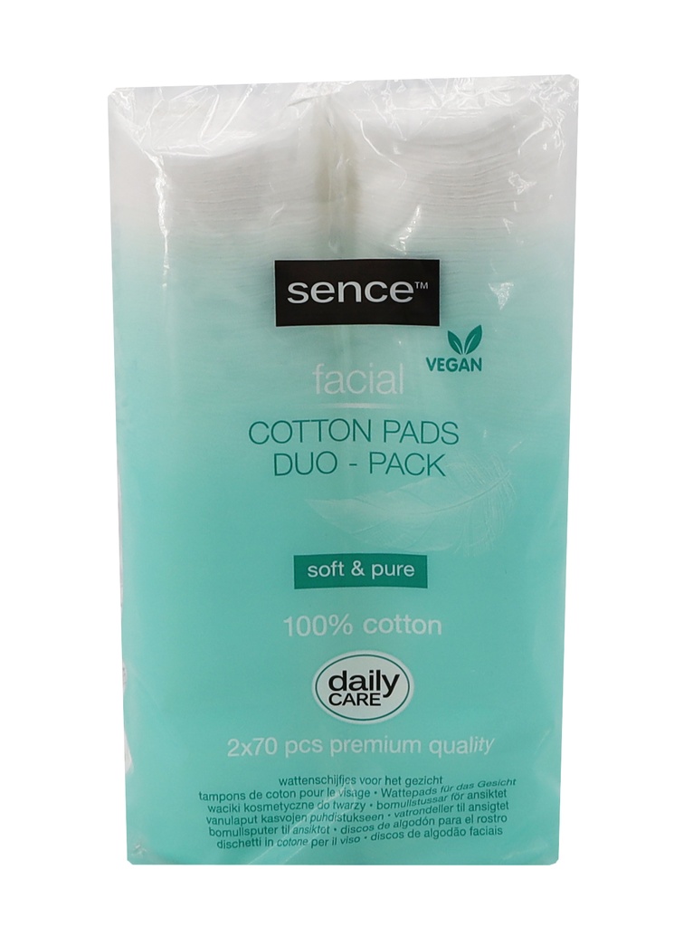 Sencebeauty Wattepads 2x70Stück
