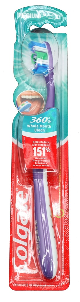 Colgate Zahnbürste 360° Whole Mouth Clean Mittel